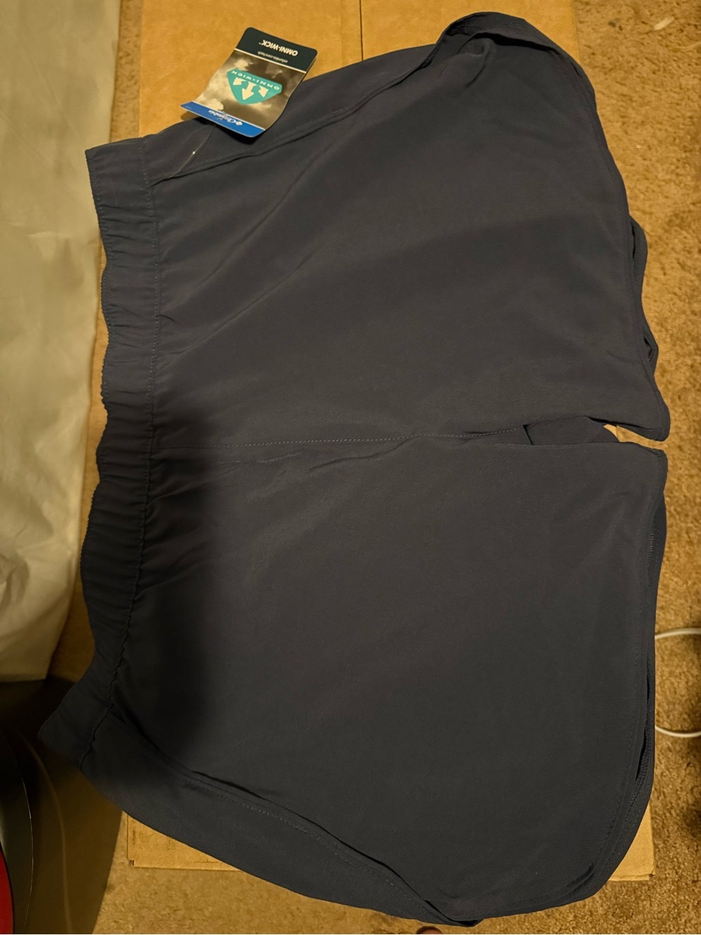 Girls Navy Columbia shorts